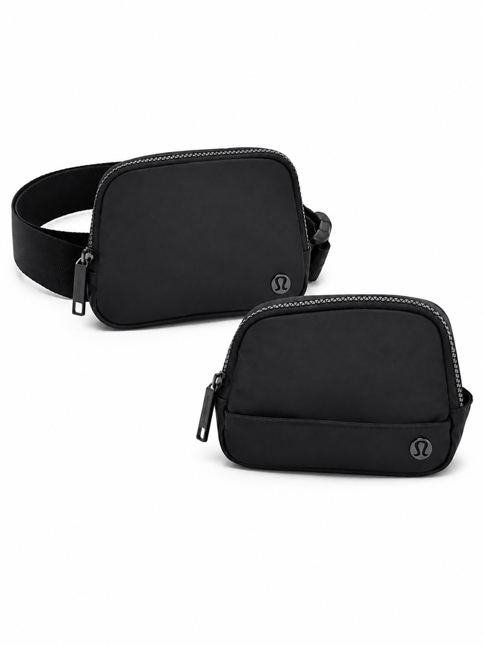Lululemon Black Pouch Set City Essentials Mini Belt Bag Crossbody Travel